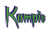 Rendering "Kampie" using Charming