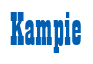 Rendering "Kampie" using Bill Board