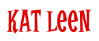 Rendering "Kat leen" using Cooper Latin