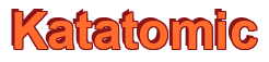 Rendering "Katatomic" using Arial Bold
