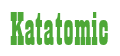 Rendering "Katatomic" using Bill Board