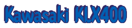 Rendering "Kawasaki KLX400" using Callimarker