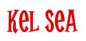 Rendering "Kel Sea" using Cooper Latin