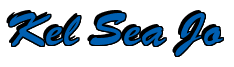 Rendering "Kel Sea Jo" using Brush Script