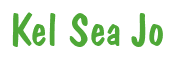 Rendering "Kel Sea Jo" using Dom Casual