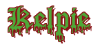 Rendering "Kelpie" using Dracula Blood