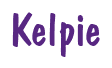 Rendering "Kelpie" using Dom Casual