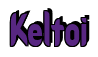 Rendering "Keltoi" using Callimarker