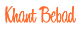 Rendering "Khant Bebad" using Bean Sprout
