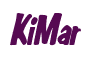 Rendering "KiMar" using Big Nib
