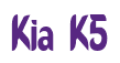 Rendering "Kia K5" using Callimarker