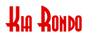Rendering "Kia Rondo" using Asia