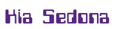 Rendering "Kia Sedona" using Computer Font