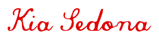 Rendering "Kia Sedona" using Commercial Script