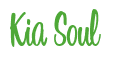 Rendering "Kia Soul" using Bean Sprout