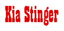 Rendering "Kia Stinger" using Bill Board