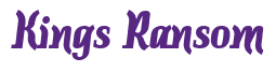 Rendering "Kings Ransom" using Color Bar