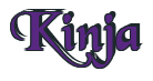 Rendering "Kinja" using Black Chancery
