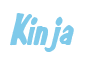 Rendering "Kinja" using Big Nib