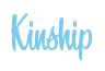 Rendering "Kinship" using Bean Sprout
