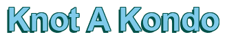 Rendering "Knot A Kondo" using Arial Bold