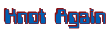 Rendering "Knot Again" using Computer Font