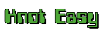 Rendering "Knot Easy" using Computer Font