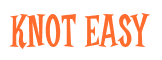 Rendering "Knot Easy" using Cooper Latin