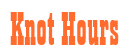 Rendering "Knot Hours" using Bill Board