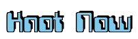 Rendering "Knot Now" using Computer Font