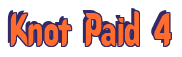 Rendering "Knot Paid 4" using Callimarker