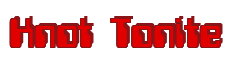 Rendering "Knot Tonite" using Computer Font