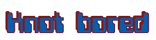 Rendering "Knot bored" using Computer Font