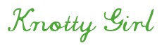 Rendering "Knotty Girl" using Commercial Script