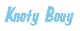 Rendering "Knoty Bouy" using Big Nib