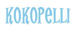Rendering "Kokopelli" using Cooper Latin