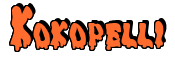 Rendering "Kokopelli" using Drippy Goo