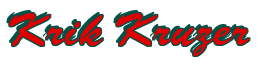 Rendering "Krik Kruzer" using Brush Script