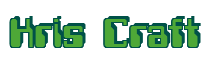 Rendering "Kris Craft" using Computer Font