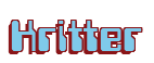 Rendering "Kritter" using Computer Font
