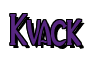 Rendering "Kvack" using Deco