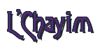 Rendering "L'Chayim" using Agatha