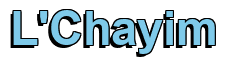 Rendering "L'Chayim" using Arial Bold