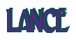 Rendering "LANCE" using Deco