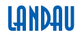 Rendering "LANDAU" using Asia