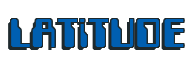 Rendering "LATiTUDE" using Computer Font