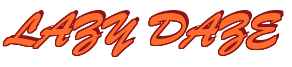 Rendering "LAZY DAZE" using Brush Script