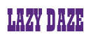 Rendering "LAZY DAZE" using Bill Board