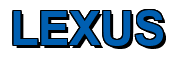 Rendering "LEXUS" using Arial Bold