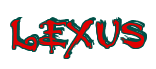 Rendering "LEXUS" using Buffied